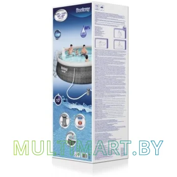 Надувной бассейн Bestway Fast Set 57372 (457x107) картинка 4